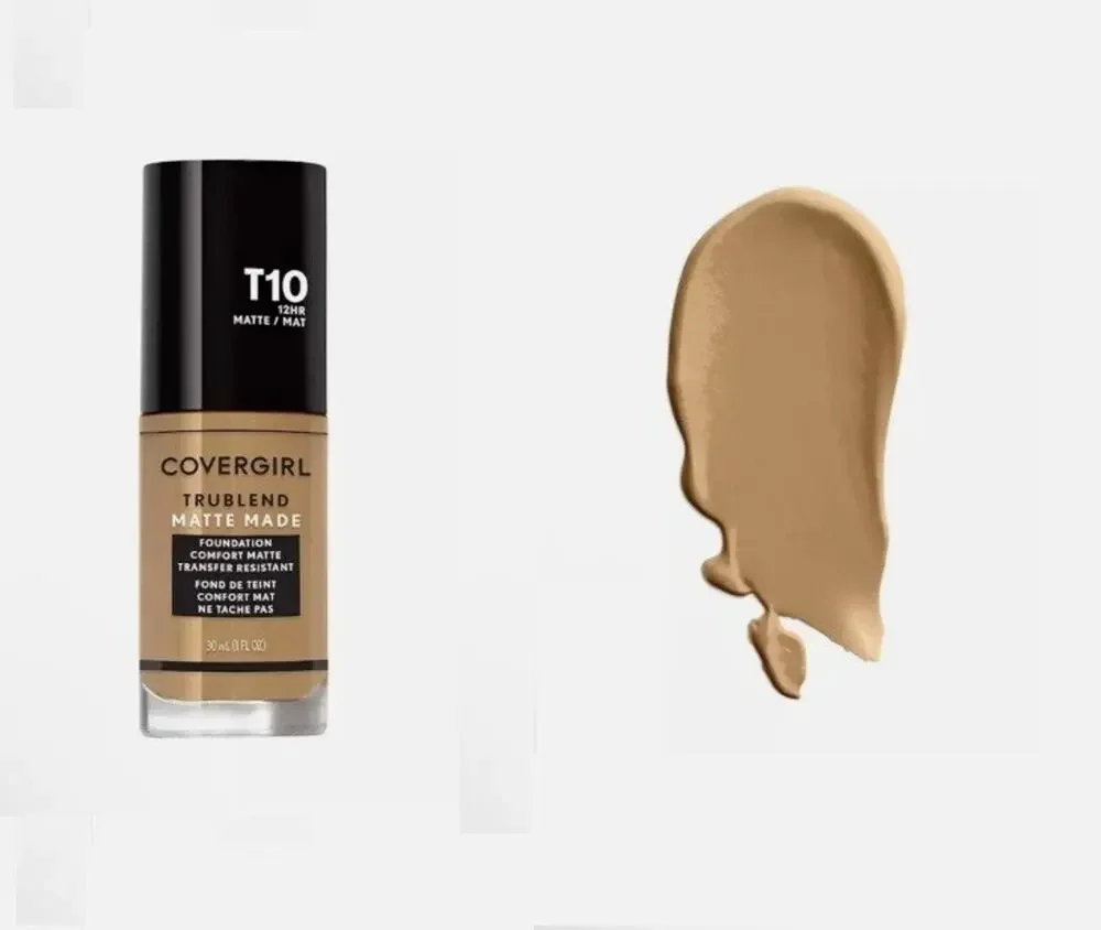 Covergirl Trublend Matte Made Liquid Foundation, T10 Golden Amber, 1 Fl Oz 9z